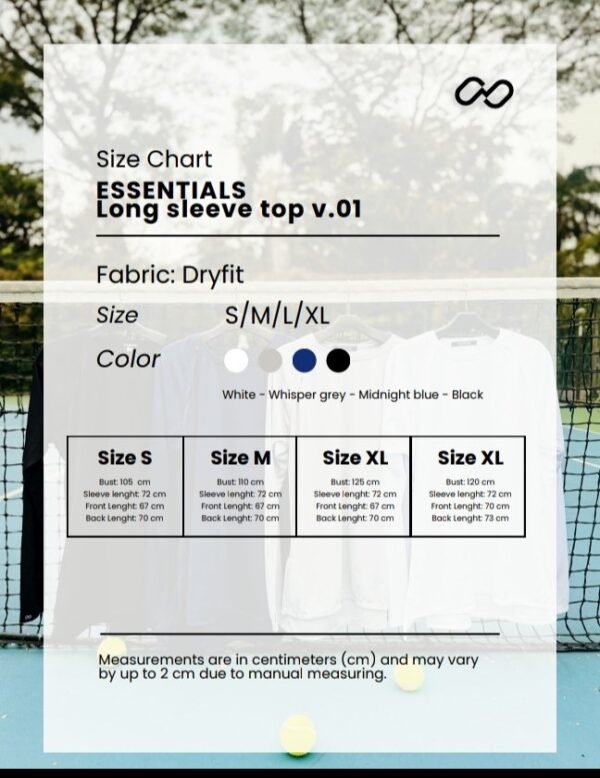 ESSENTIALS Long Sleeve Top V.01 - Gambar 10